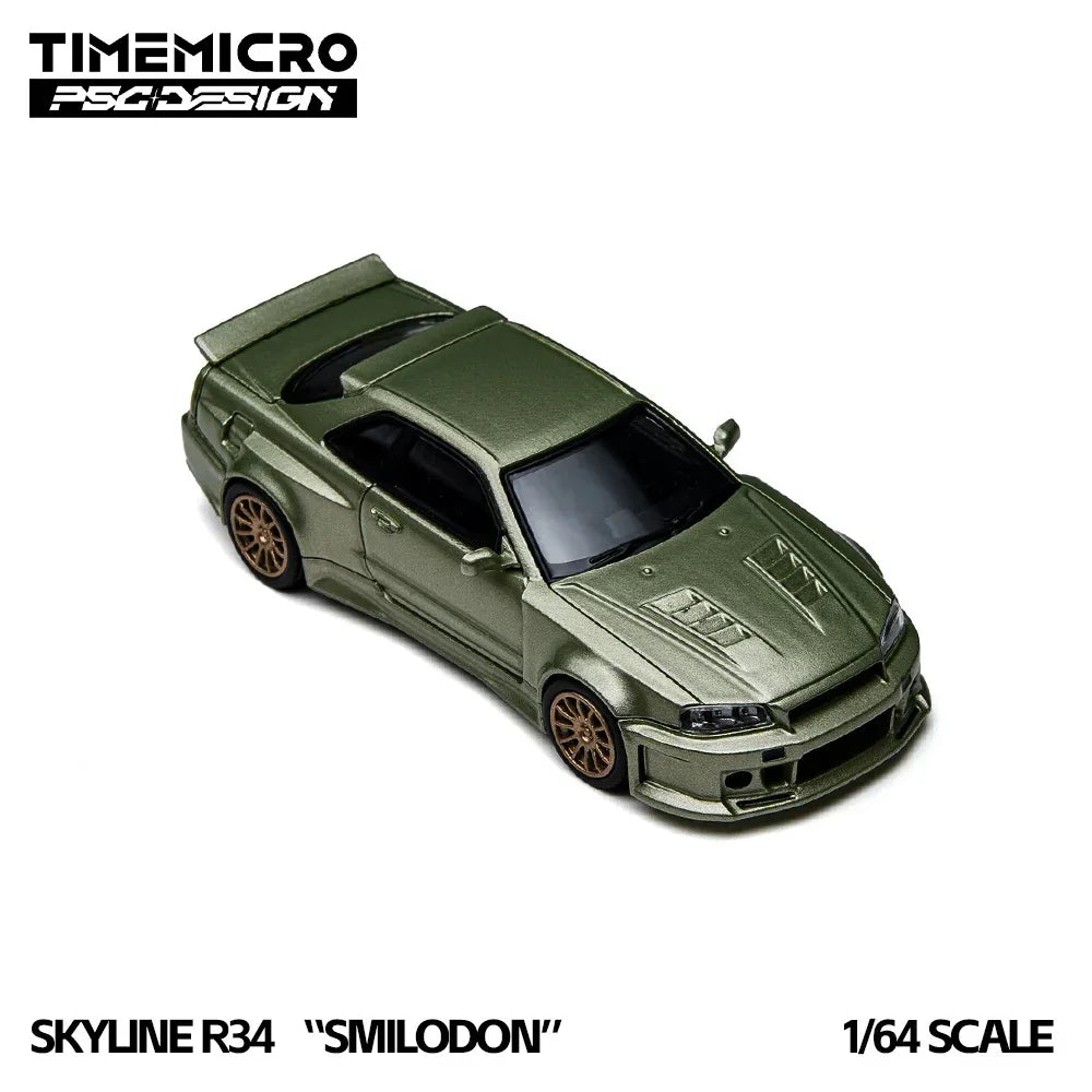 Premium scale diecast model car – *PRE-ORDER* R34 Smilodon Millennium Jade, 1:64 Scale Collectible