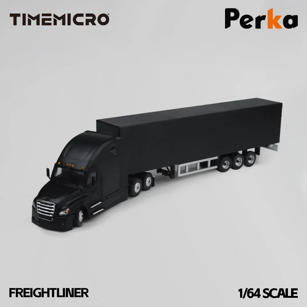 Premium scale diecast model car – *PRE-ORDER* Freighter-Container Truck-Black Knight Edition, 1:64 Scale Collectible