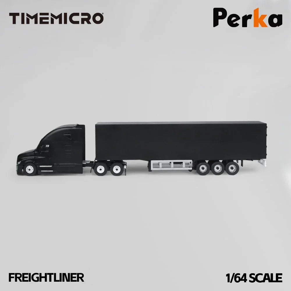 Premium scale diecast model car – *PRE-ORDER* Freighter-Container Truck-Black Knight Edition, 1:64 Scale Collectible