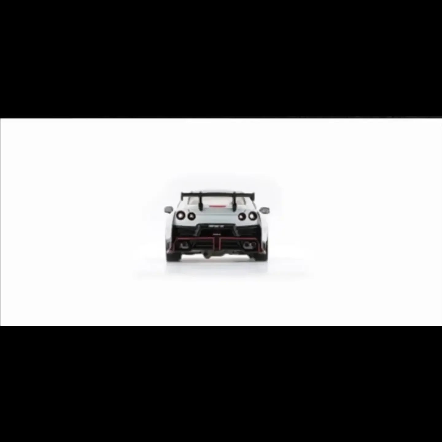 Premium scale diecast model car – *TMCS 2026* Top Secret 35GT-R White Pearl Matte with Carbon Bonnet, 1:64 Scale Collectible