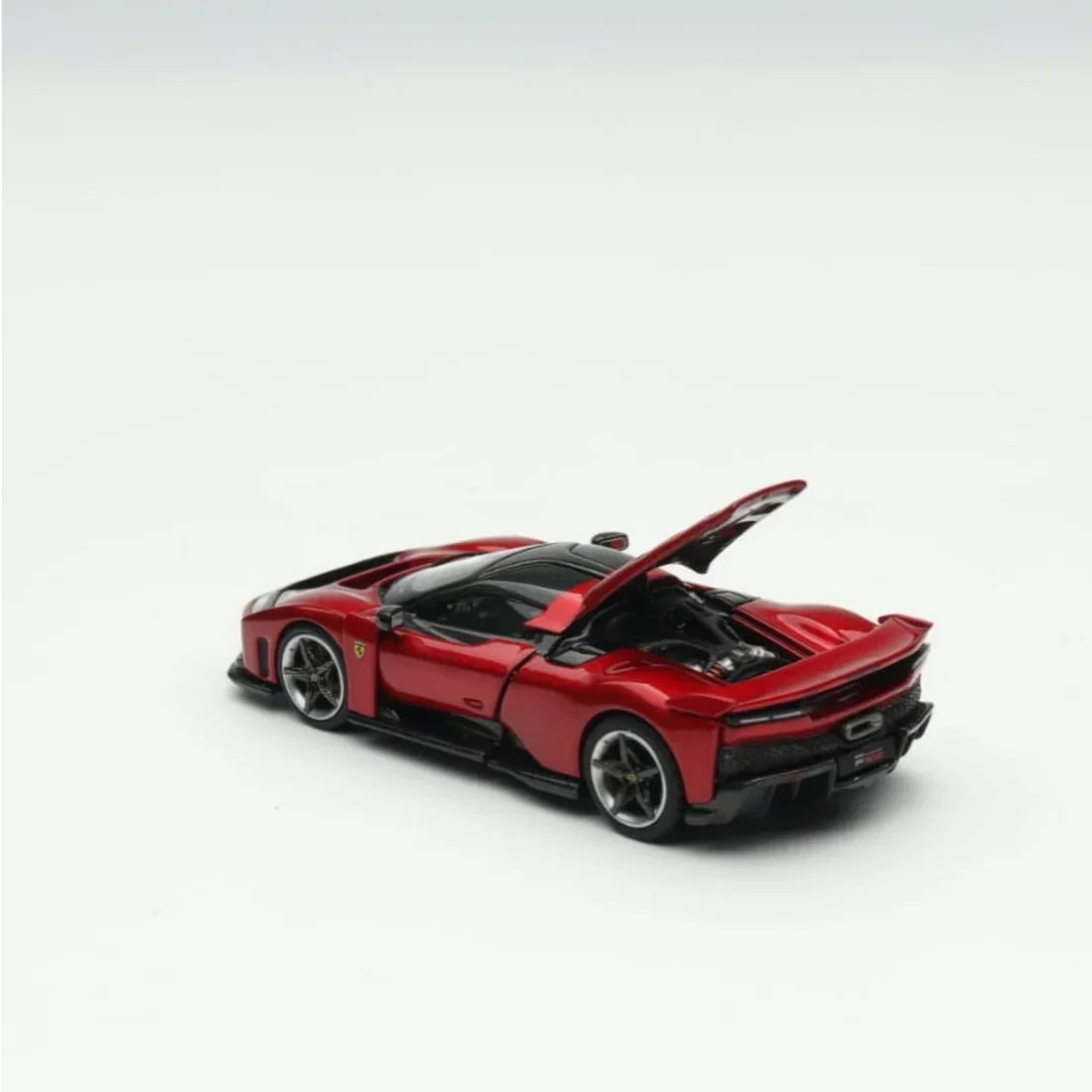 Premium scale diecast model car – *TMCS 2026* Ferrari F80 Rosso Supercar, 1:64 Scale (Red) Collectible
