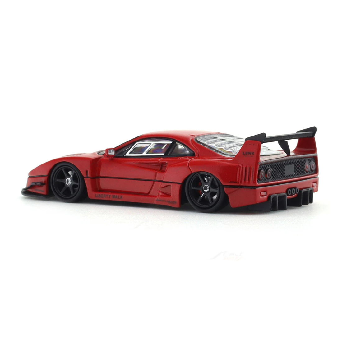 LBWK Street Warrior F40 (Limited Edition 151 of 499), 1:64 Scale (Red)
