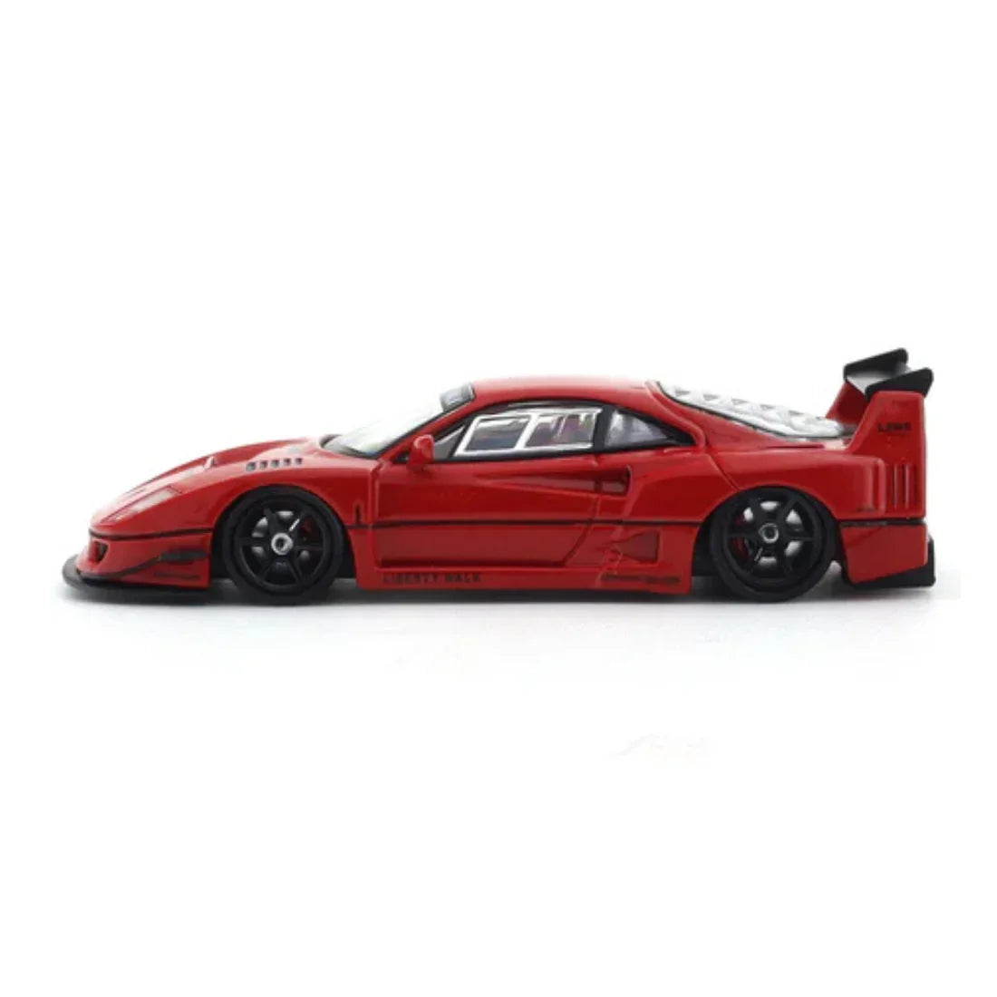Premium scale diecast model car – LBWK Street Warrior F40 (Limited Edition 151 of 499), 1:64 Scale (Red) Collectible