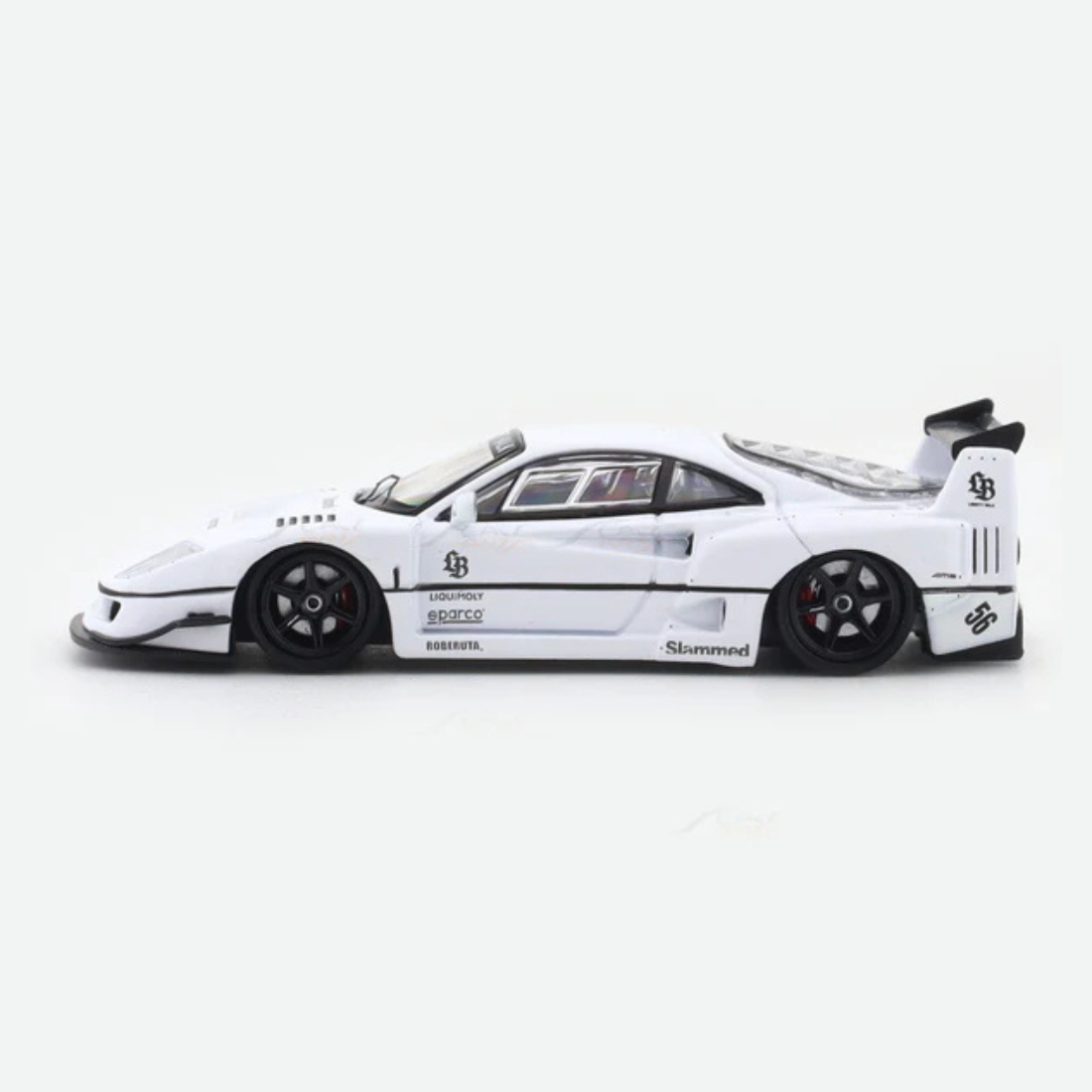 LBWK Street Warrior F40 (Limited Edition 073 of 499), 1:64 Scale (White)