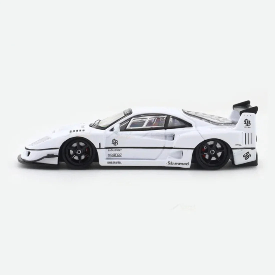 LBWK Street Warrior F40 (Limited Edition 073 of 499), 1:64 Scale (White)