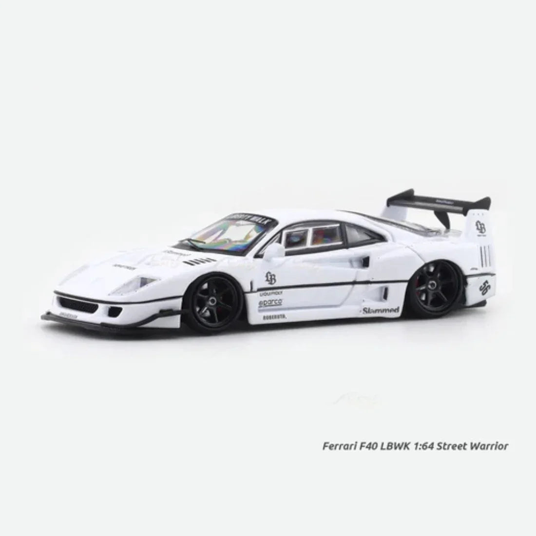 LBWK Street Warrior F40 (Limited Edition 073 of 499), 1:64 Scale (White)
