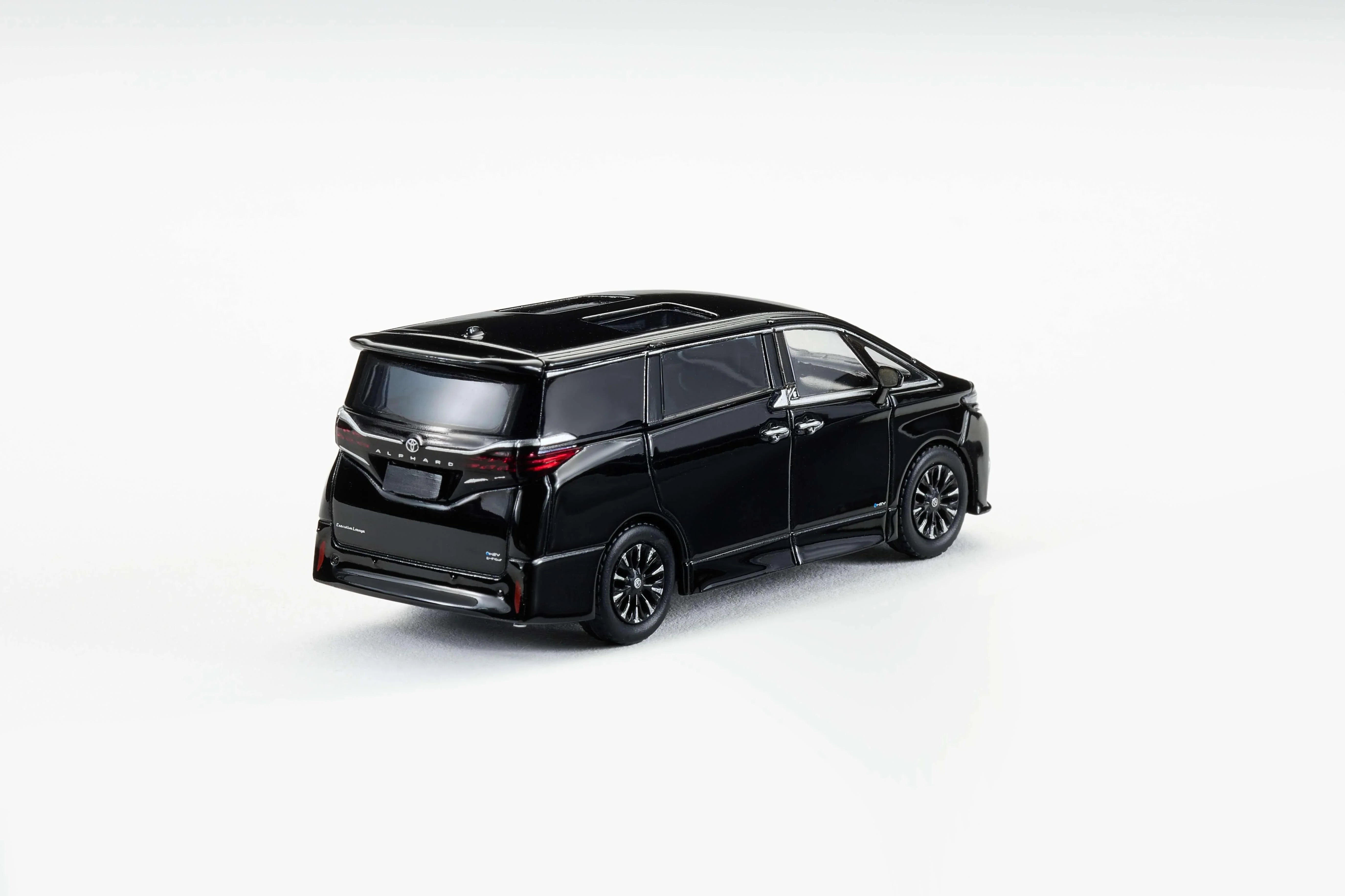 Premium scale diecast model car – Toyota Alphard 2023, 1:64 Scale (Black) Collectible