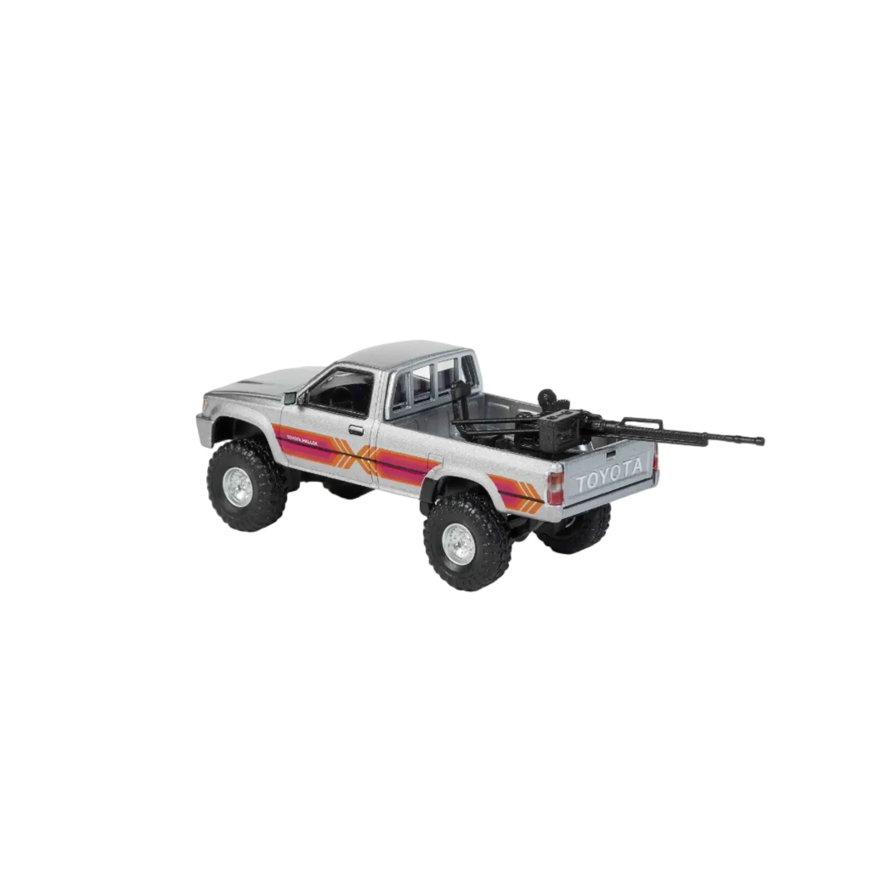 Premium scale diecast model car – Toyota Hilux LN107 1994, 1:64 Scale (Grey) Collectible