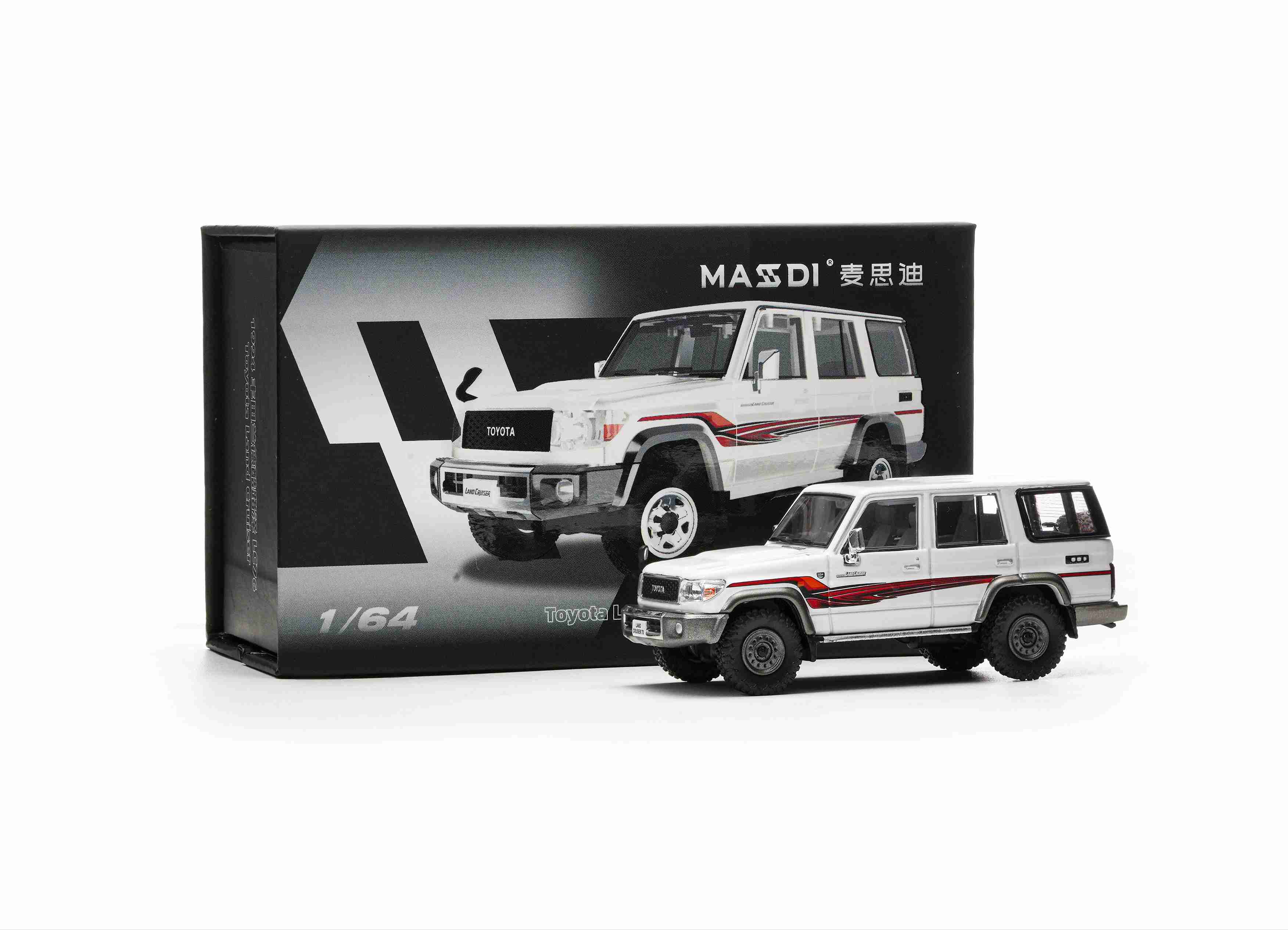 Toyota Land Cruiser LC76 1994, 1:64 Scale
