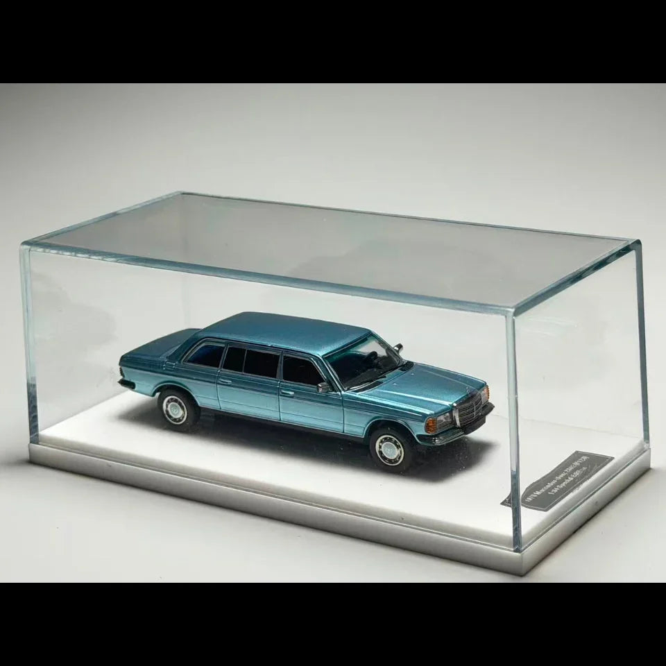 Premium scale diecast model car – Mercedes Benz W123, 1:64 Scale (Blue) Collectible