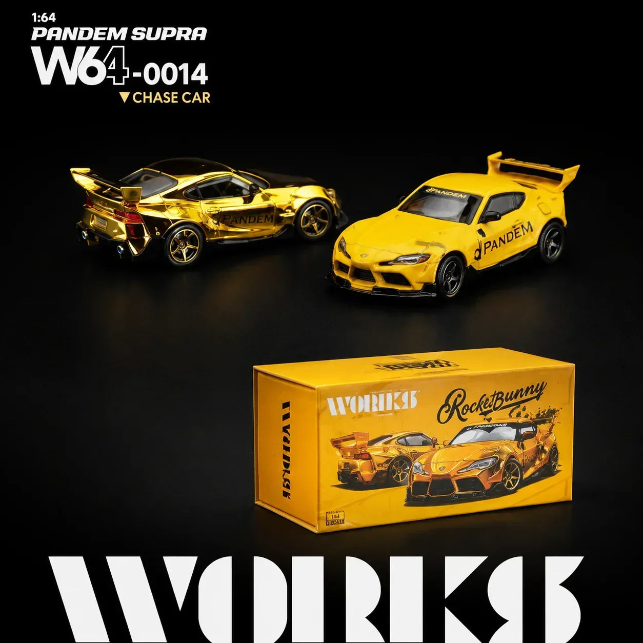 Premium scale diecast model car – *TMCS 2026* Toyota Supra Rocket Bunny Pandem, 1:64 Scale Collectible