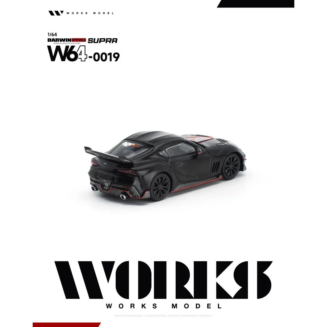 *PRE-ORDER* Toyota Darwin Pro Supra Dark, 1:64 Scale