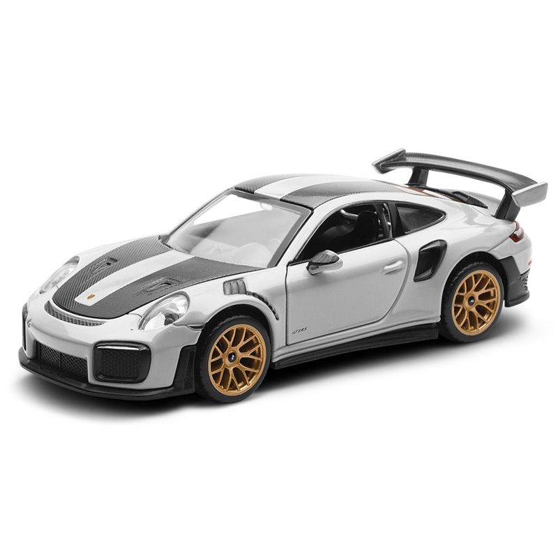 Premium scale diecast model car – Porsche 911 GT2 RS, 1:32 Scale (Grey) Collectible