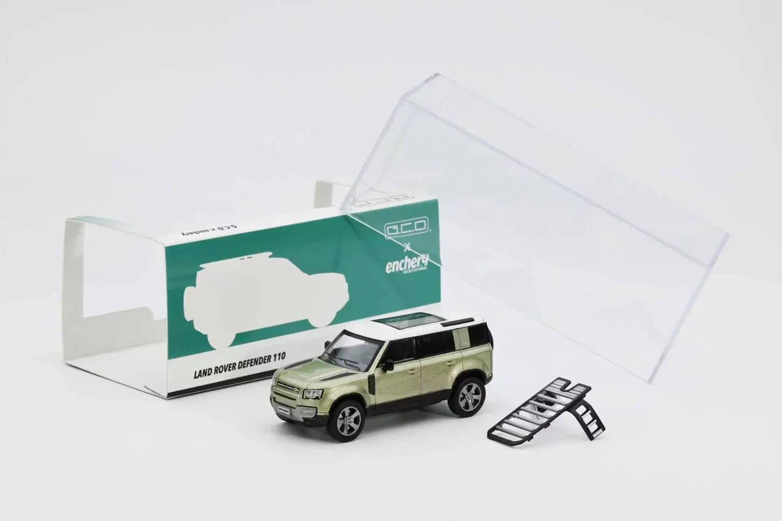 Premium scale diecast model car – *PRE-ORDER* 2021 Land Rover Defender 110, 1:64 Scale (Green) Collectible