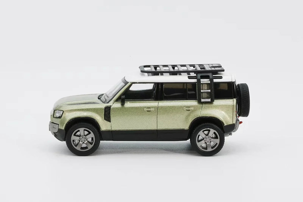 Premium scale diecast model car – *PRE-ORDER* 2021 Land Rover Defender 110, 1:64 Scale (Green) Collectible