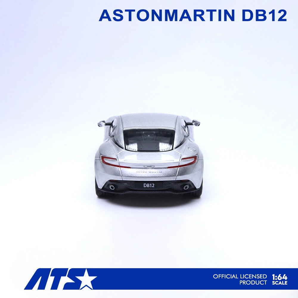 *PRE-ORDER* Aston Martin DB12, 1:64 Scale (Lightining Silver)