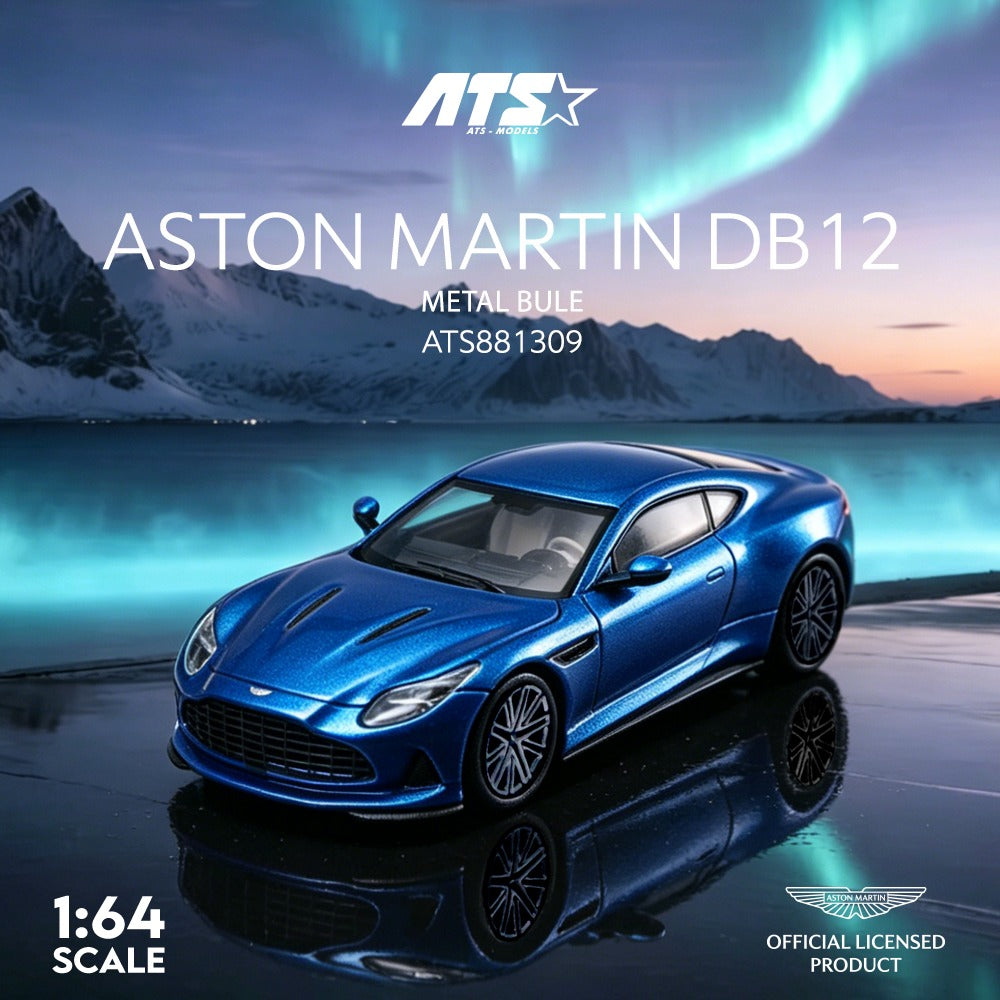 *PRE-ORDER* Aston Martin DB12 (Blue), 1:64 Scale
