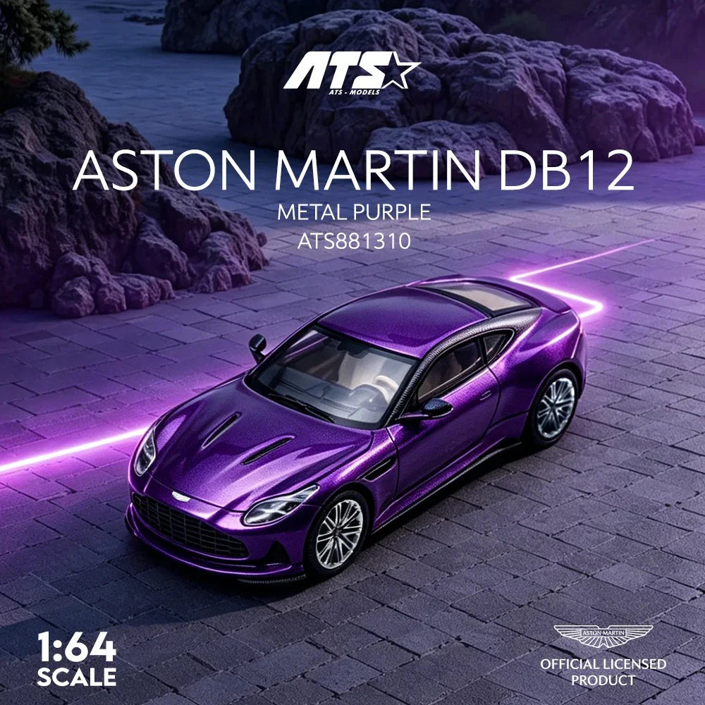*PRE-ORDER* Aston Martin DB12 (Purple), 1:64 Scale