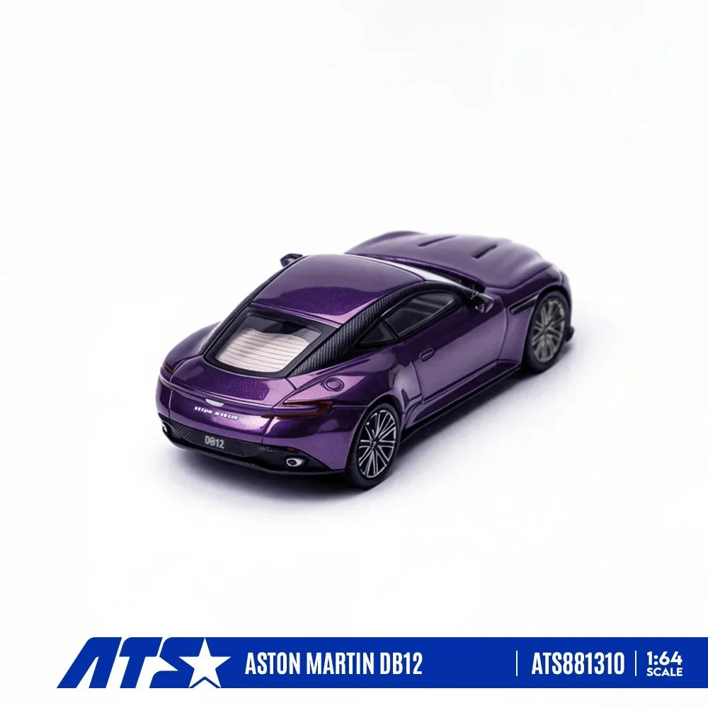 Premium scale diecast model car – *PRE-ORDER* Aston Martin DB12 (Purple), 1:64 Scale Collectible