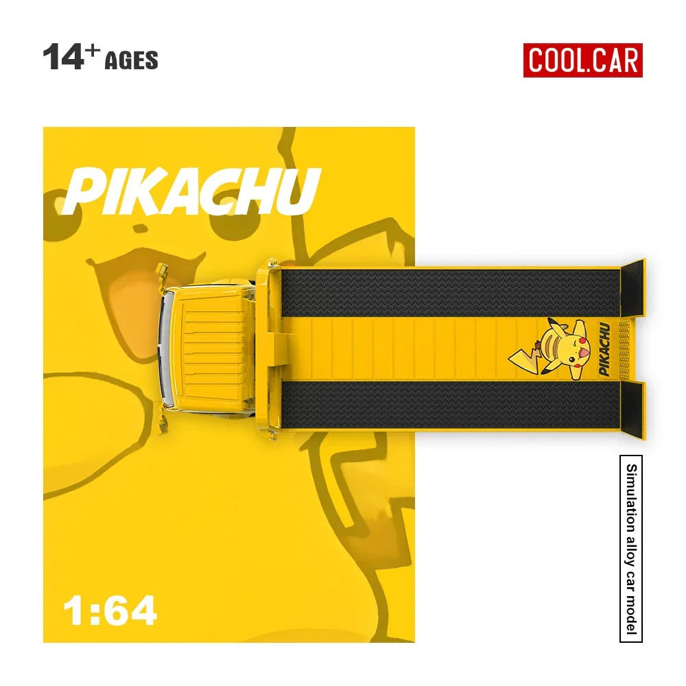 *PRE-ORDER* Cool Car H300 Flatbed Transport Trailer (Pikachu Painted), 1:64 Scale