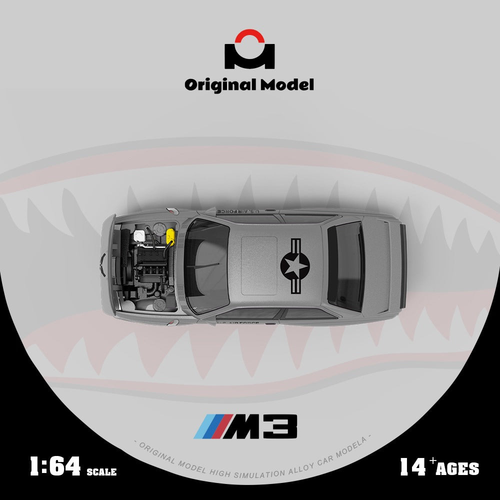 *PRE-ORDER* BMW E30 M3 Shark Mouth Finish, 1:64 Scale