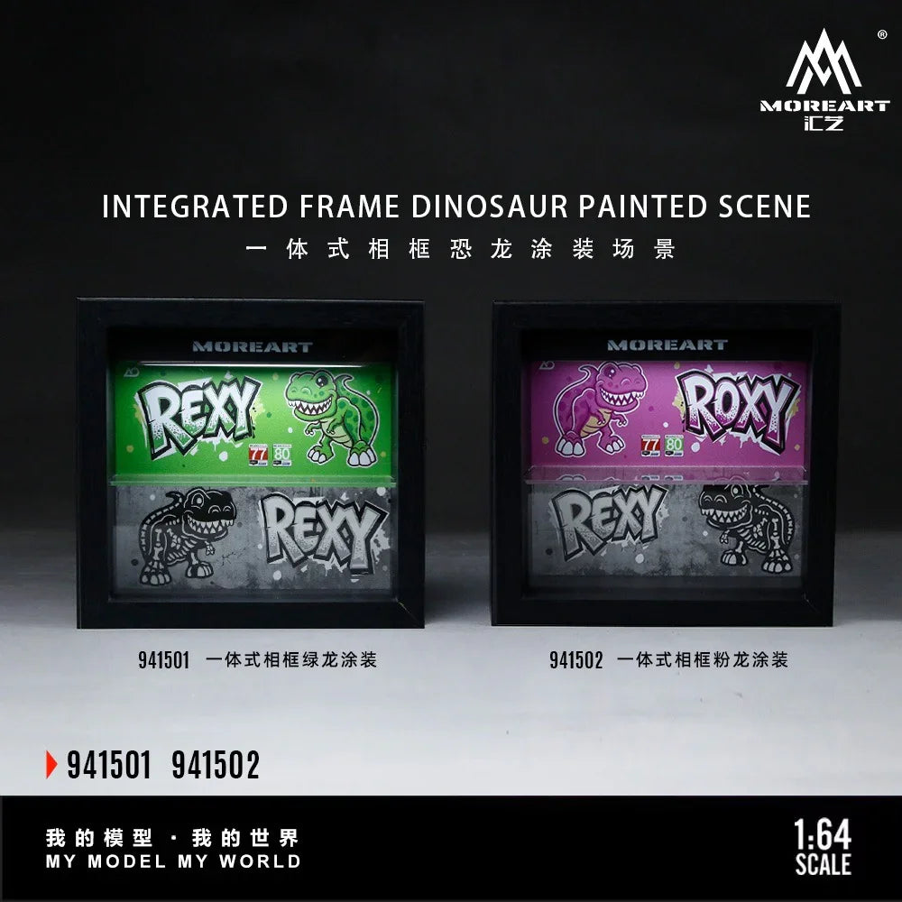 Premium scale diecast model car – *PRE-ORDER* Integrated Photo Frame with Green Dragon Coating, 1:64 Scale (Green) Collectible