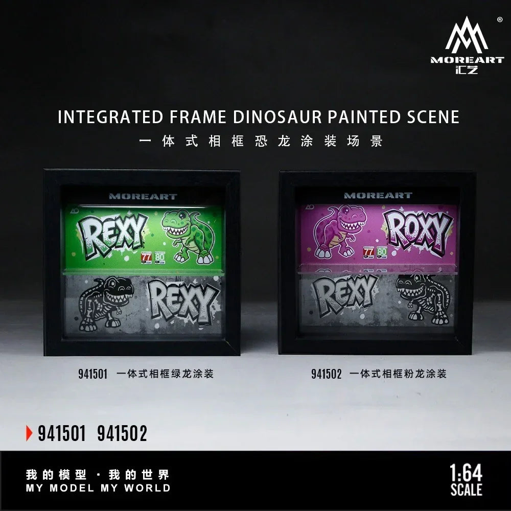 Premium scale diecast model car – *PRE-ORDER* Integrated Photo Frame with Green Dragon Coating, 1:64 Scale (Green) Collectible