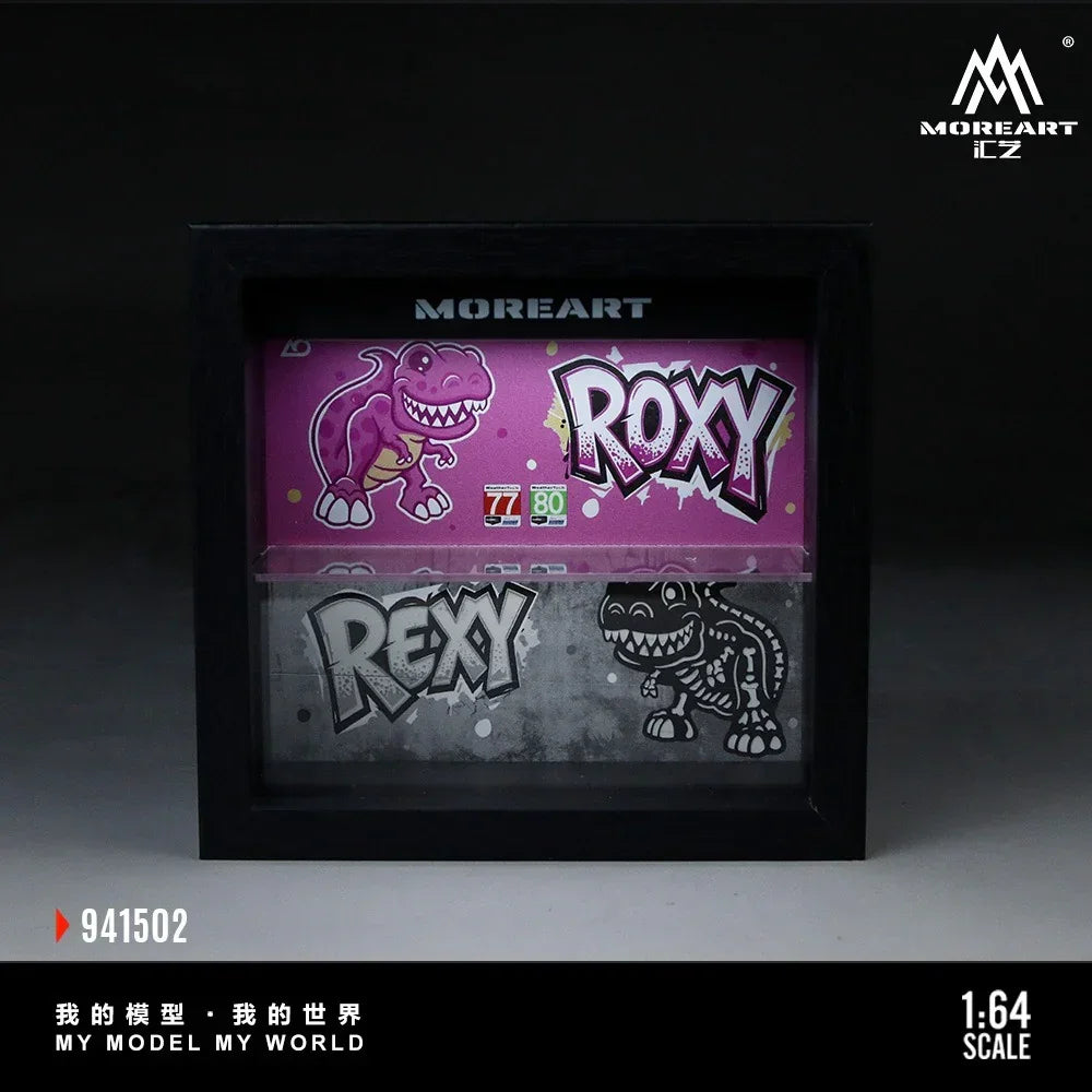 Premium scale diecast model car – *PRE-ORDER* Integrated Photo Frame with Green Dragon Coating, 1:64 Scale (Pink) Collectible