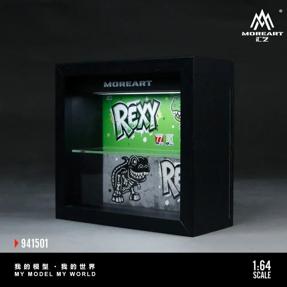 Premium scale diecast model car – *PRE-ORDER* Integrated Photo Frame with Green Dragon Coating, 1:64 Scale (Green) Collectible