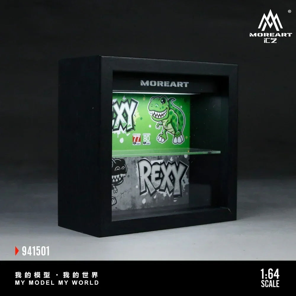 Premium scale diecast model car – *PRE-ORDER* Integrated Photo Frame with Green Dragon Coating, 1:64 Scale (Green) Collectible