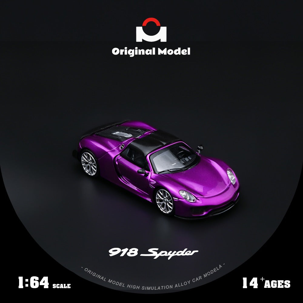 *PRE-ORDER* 918 Spyder Midnight, 1:64 Scale (Purple)