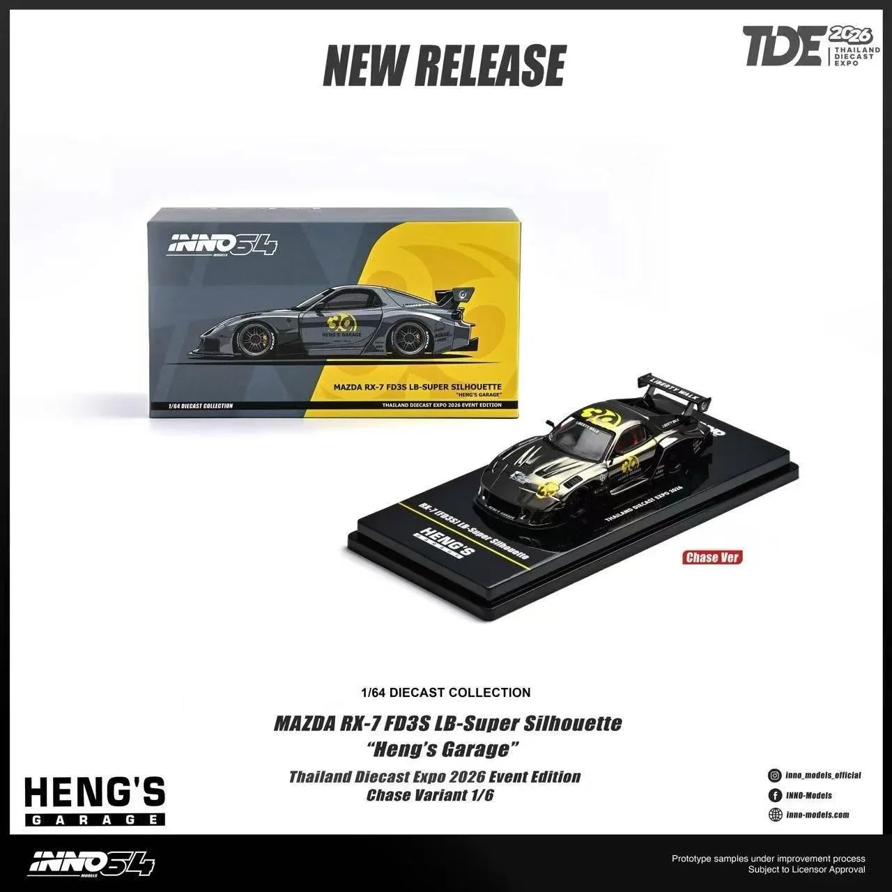 TDE 2026* Mazda RX-7 FD3S LB Super Silhouette Heng's Garage