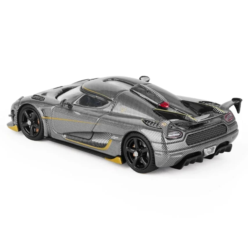 Premium scale diecast model car – *PRE-ORDER* Smallcarart 1:64 Scale Koenigsegg Agera RS, China Domestic Exclusive Edition, 1:64 Scale (Silver Grey) Collectible
