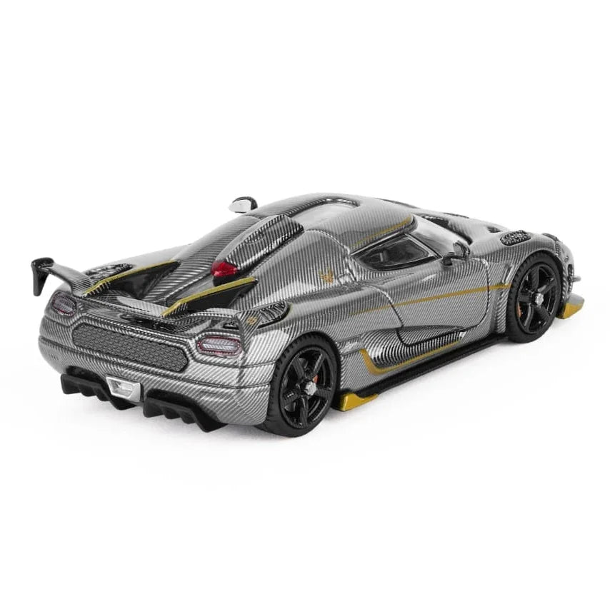 Premium scale diecast model car – *PRE-ORDER* Smallcarart 1:64 Scale Koenigsegg Agera RS, China Domestic Exclusive Edition, 1:64 Scale (Silver Grey) Collectible