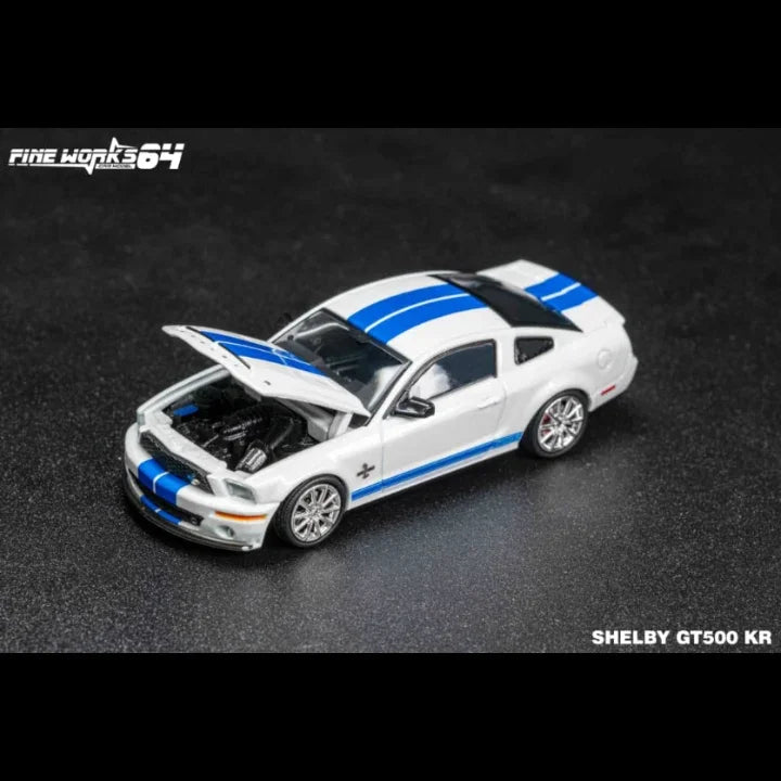 *PRE-ORDER* Ford GT500 KR (2008) Pearl White (Limited to 999pcs), 1:64 Scale