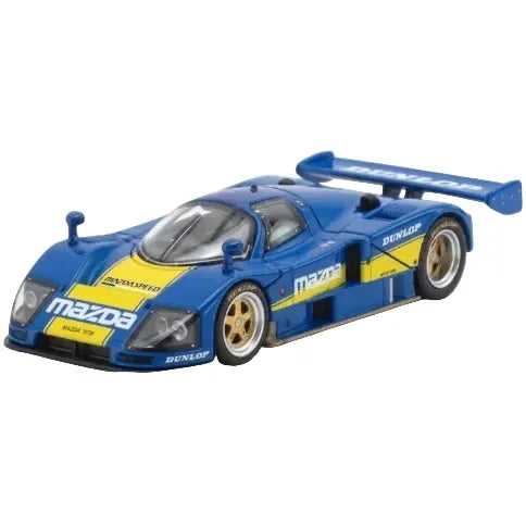 *PRE-ORDER* Mazda 787B (1991) Racing Blue Yellow Livery (Chance of Chase Car), 1:64 Scale