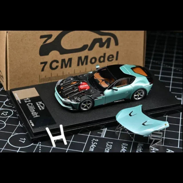 Ferrari 12 Cilindri Coupe, 1:64 Scale (Trevi Green)