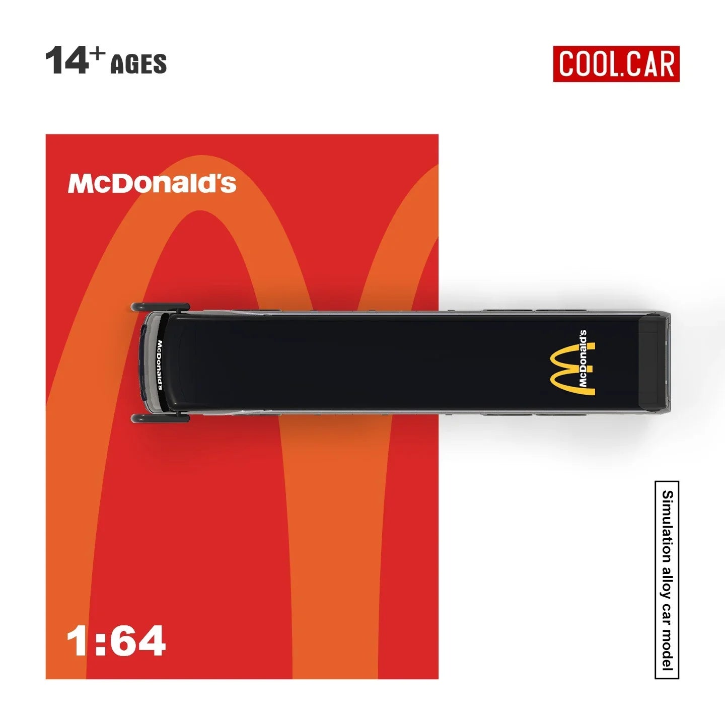 *PRE-ORDER* Setra Bus (Mc Donald's), 1:64 Scale (Red)