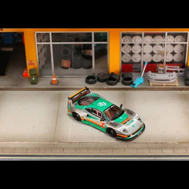 *PRE-ORDER* Liberty Walk F40 RAW 7-Eleven Livery, 1:64 Scale