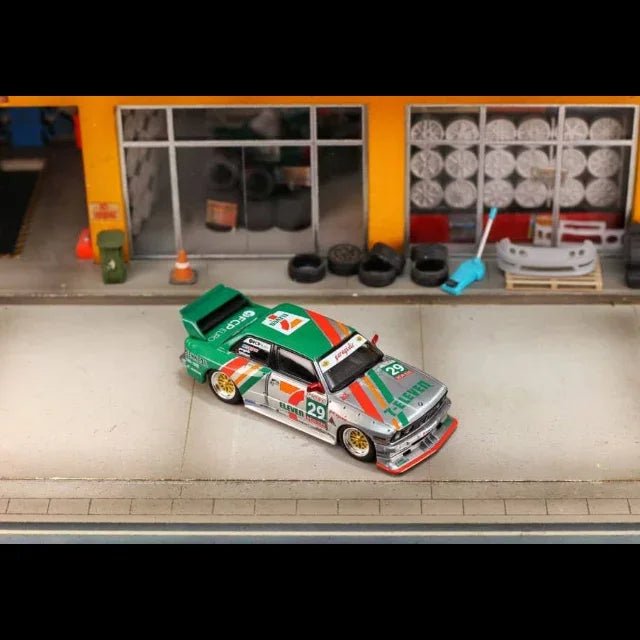 *PRE-ORDER* BMW M3 E30 RAW 7-Eleven Livery, 1:64 Scale