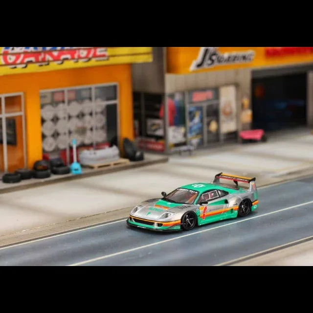 *PRE-ORDER* Liberty Walk F40 RAW 7-Eleven Livery, 1:64 Scale