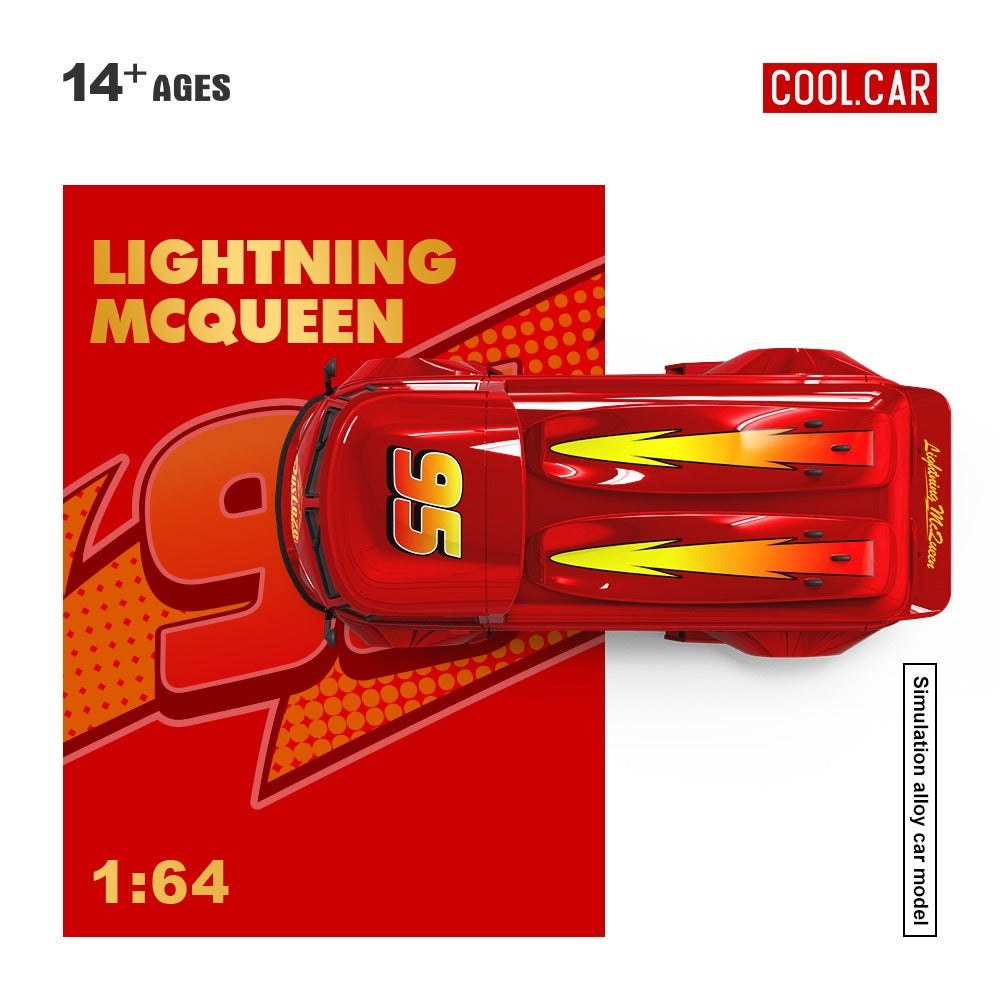 *PRE-ORDER* Volkswagen T1 pickup truck - Lightning McQueen, 1:64 Scale