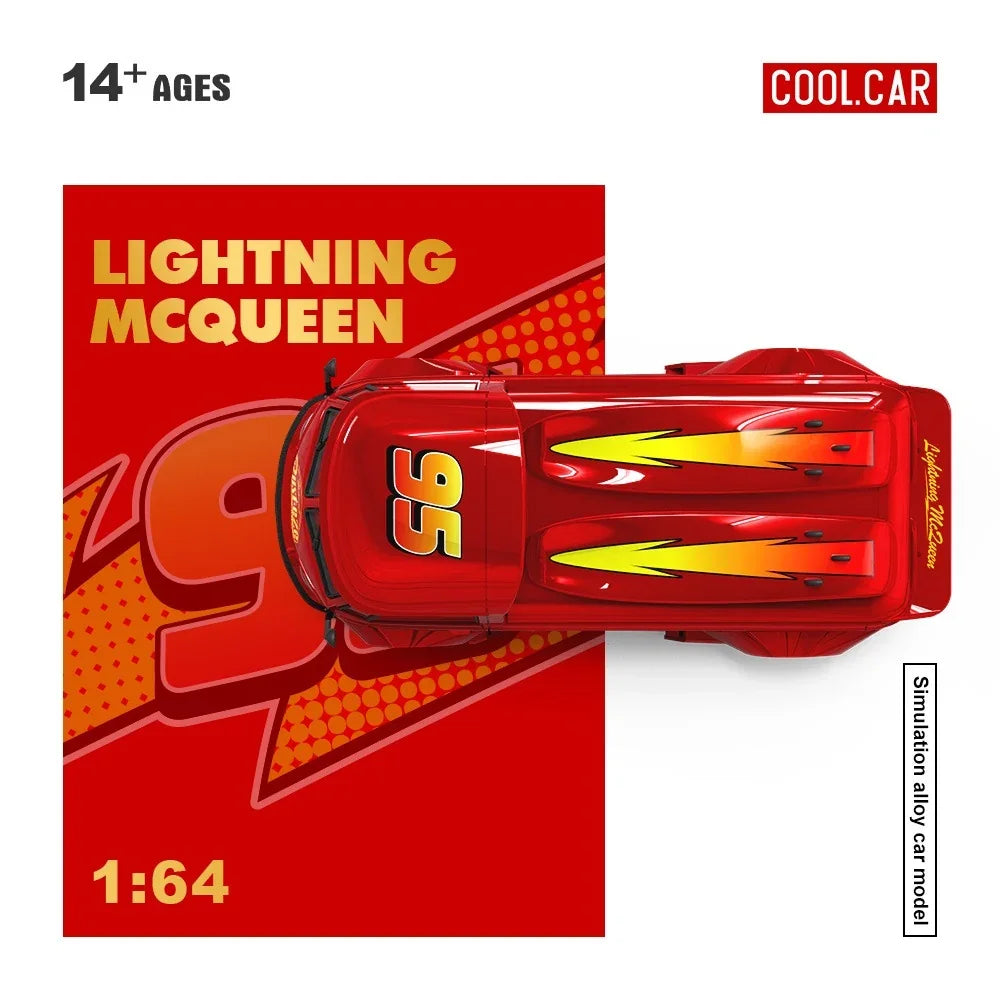 *PRE-ORDER* Volkswagen T1 pickup truck - Lightning McQueen, 1:64 Scale