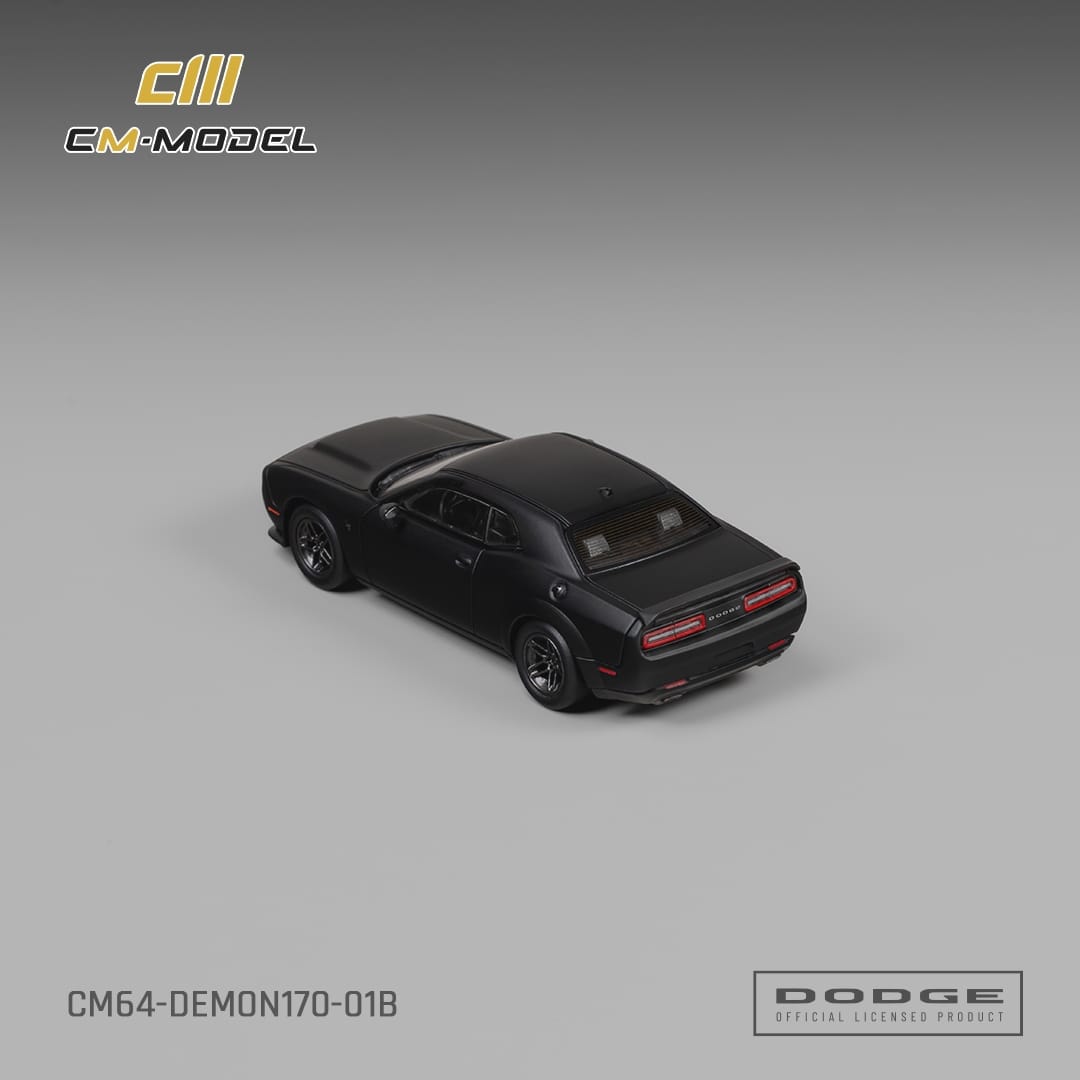 *PRE-ORDER* Dodge Demon 170, 1:64 Scale (Matte Black)