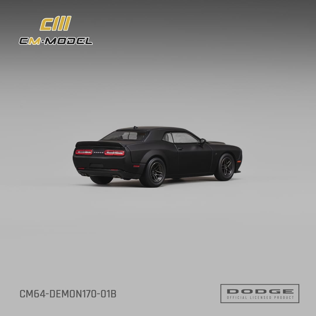*PRE-ORDER* Dodge Demon 170, 1:64 Scale (Matte Black)