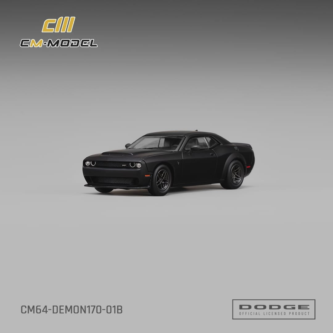 *PRE-ORDER* Dodge Demon 170, 1:64 Scale (Matte Black)