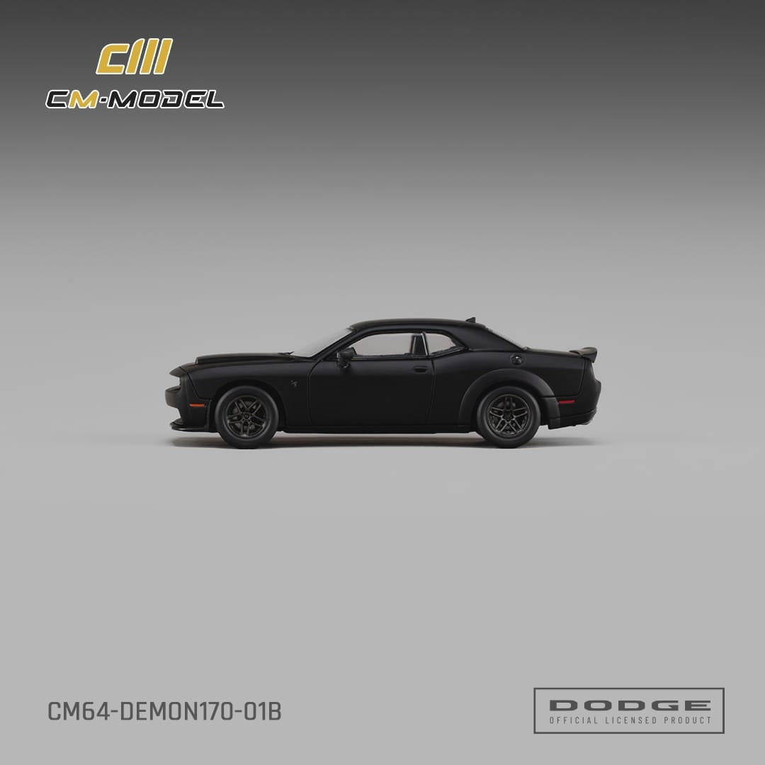 *PRE-ORDER* Dodge Demon 170, 1:64 Scale (Matte Black)