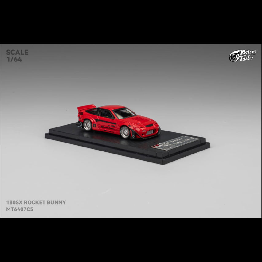*PRE-ORDER* NISSAN S13 Silvia 180SX,Pandem Rocket Bunny Modified (Limited to 999pcs), 1:64 Scale