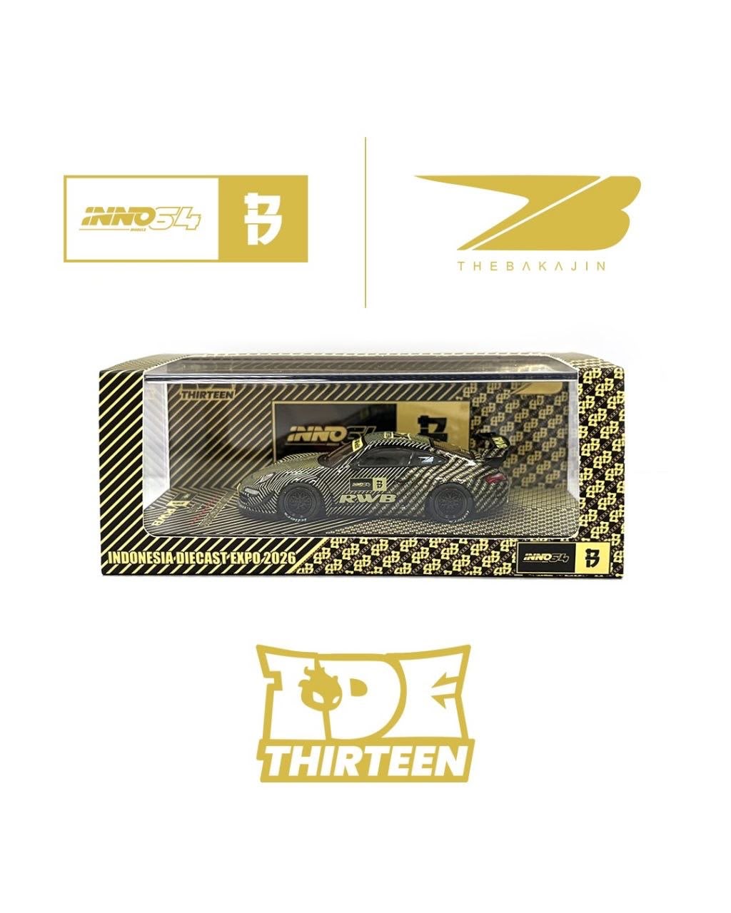 *IDE 2026* Porsche RWB 997 (Limited of 3000pcs) Chance of Chase Car, 1:64 Scale