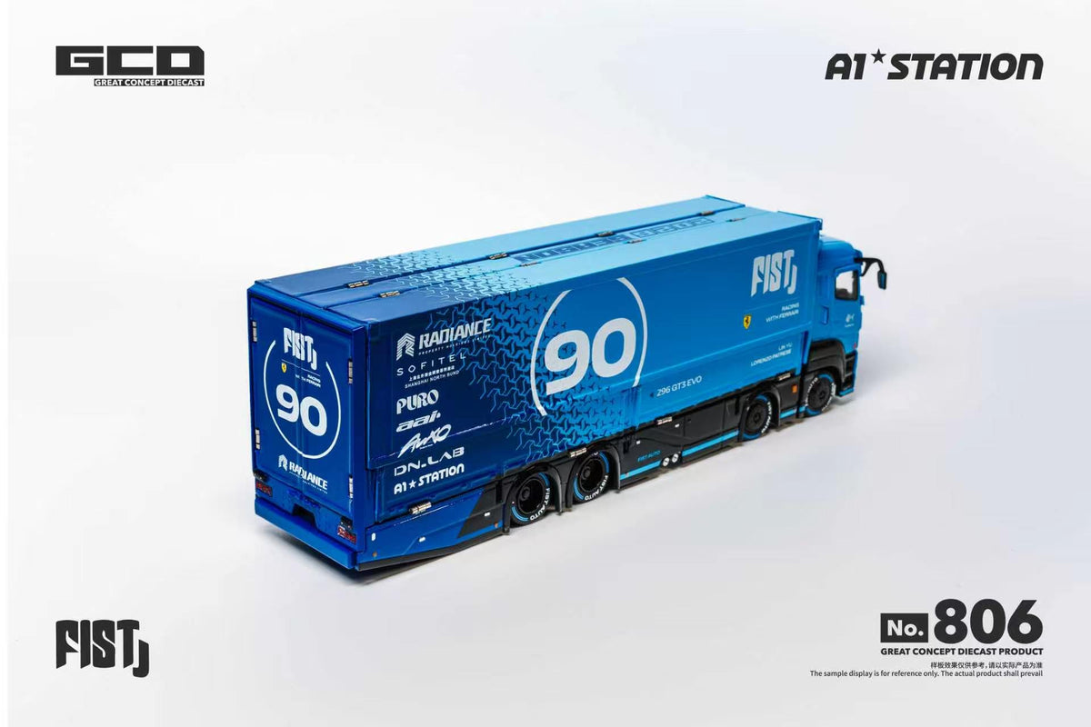 *PRE-ORDER* FIST Team LBWK Mitsubishi Fuso Super Great Container Truck (RHD), 1:64 Scale